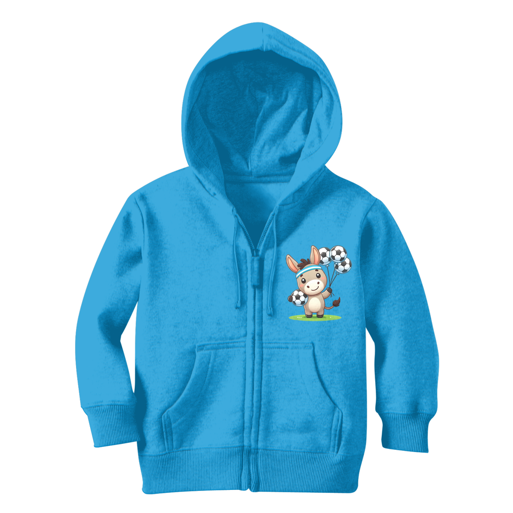 Children's Hoodie - Asinello con palloncini