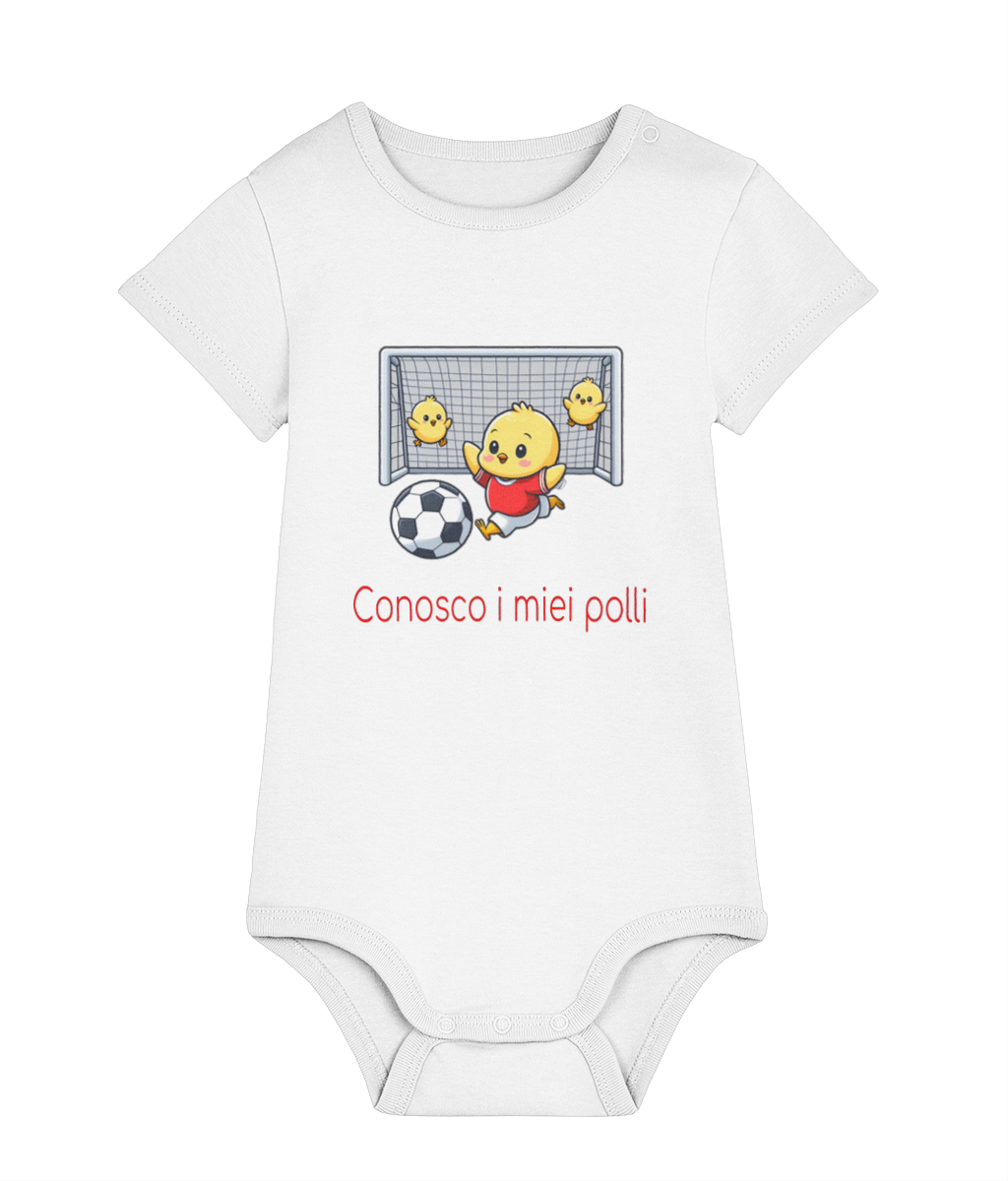 Baby Bodysuit - Conosco i miei polli (NB-24M) - Piccolo Tifoso