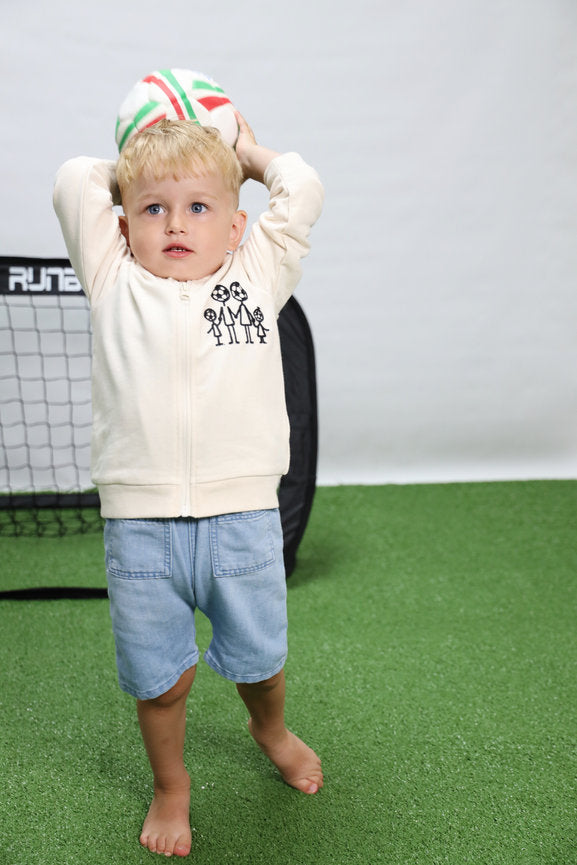 Cotone Felpa con cappuccio per bambini - Famiglia (6M-36M)