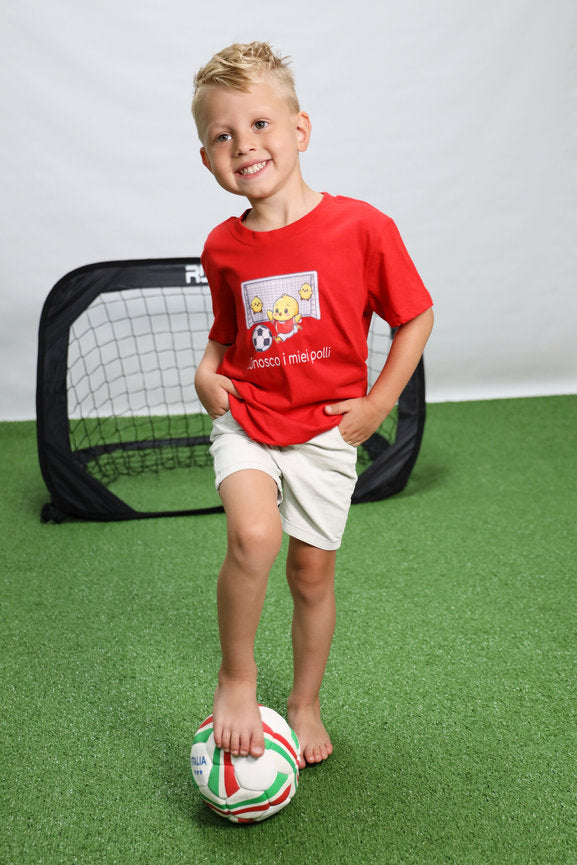 100% Cotton Baby T-Shirt - Conosco i miei polli (NB-6Y)