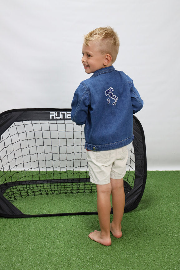 100% Cotone Giacca di Jeans - Italia (3M-5A)