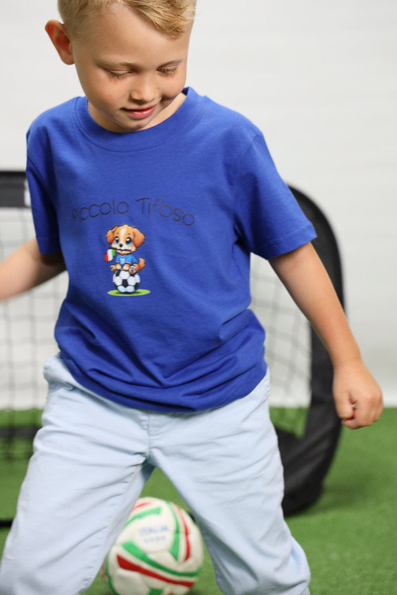 100% Cotton Baby T-Shirt - Piccolo Tifoso (NB-6Y)
