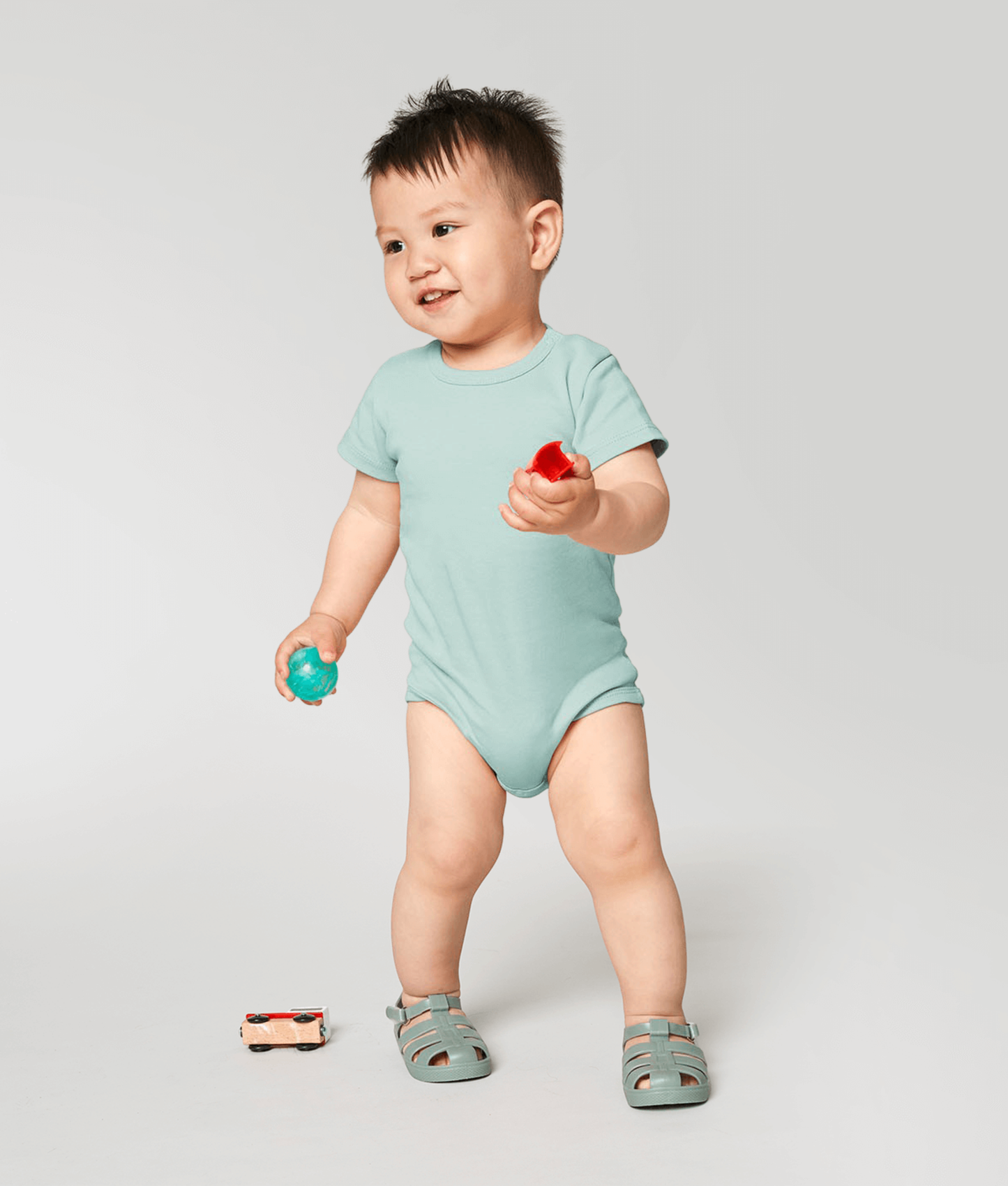 100% Cotone Body Neonato - Testa tra le nuvole (NB-18M)