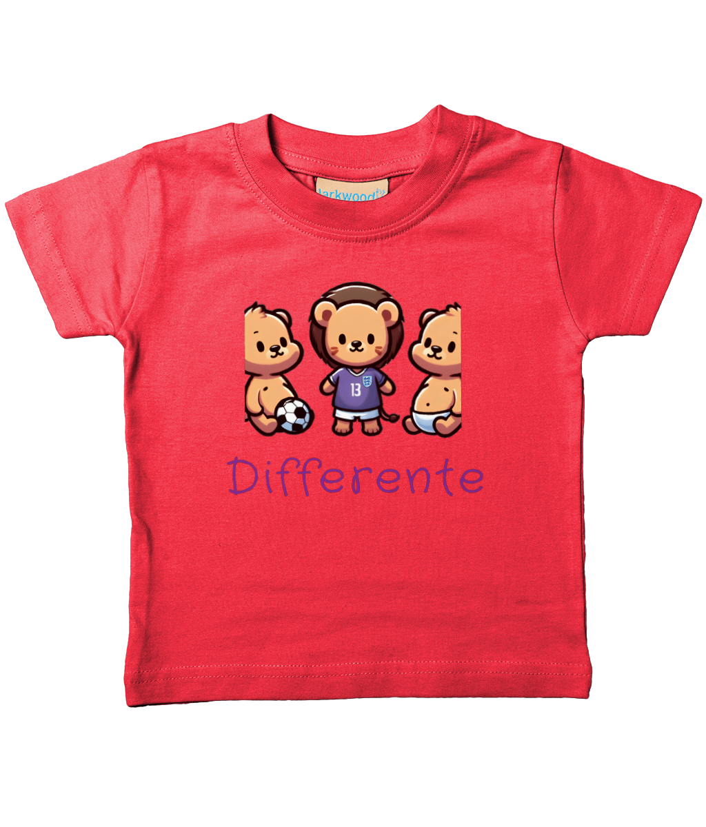 Baby T-Shirt - Differente Rosso - Piccolo Tifoso