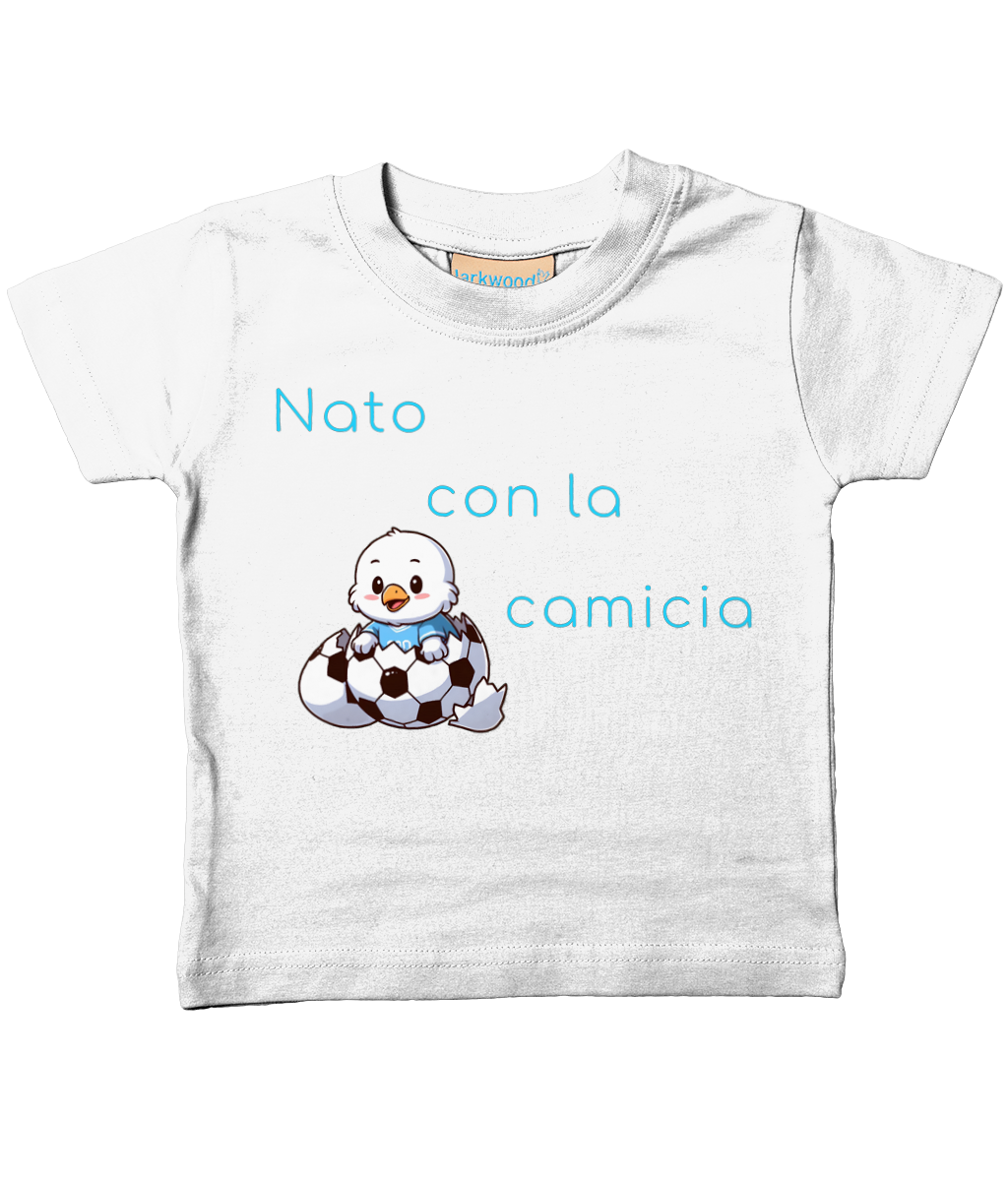 Baby T-Shirt - Nato con la camicia - Piccolo Tifoso