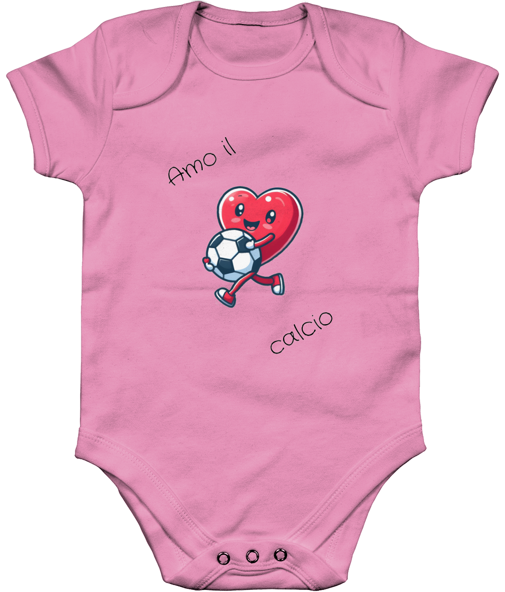 Baby Bodysuit - Amo il calcio (NB-18M) - Piccolo Tifoso