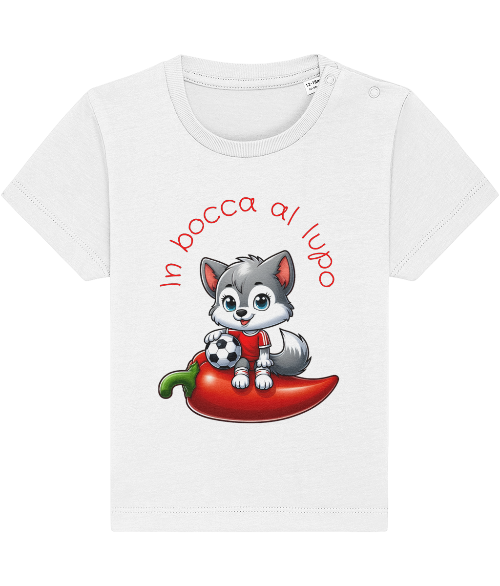 Baby T-shirt - In bocca al lupo - Piccolo Tifoso