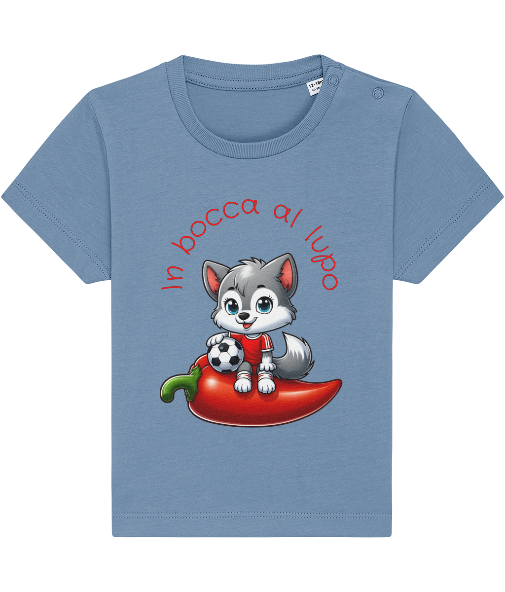 Baby T-shirt - In bocca al lupo - Piccolo Tifoso