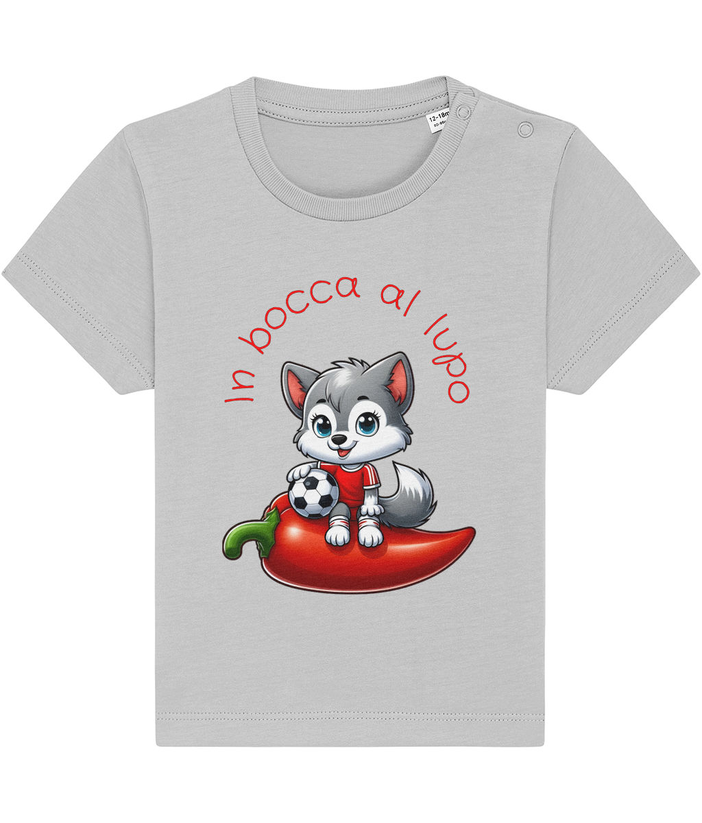 Baby T-shirt - In bocca al lupo - Piccolo Tifoso