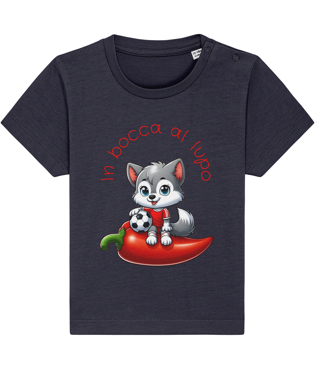 Baby T-shirt - In bocca al lupo - Piccolo Tifoso