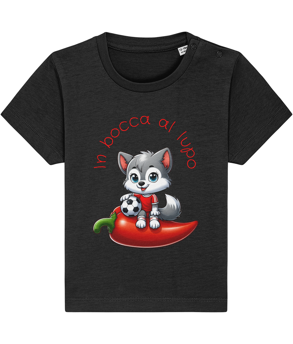 Baby T-shirt - In bocca al lupo - Piccolo Tifoso