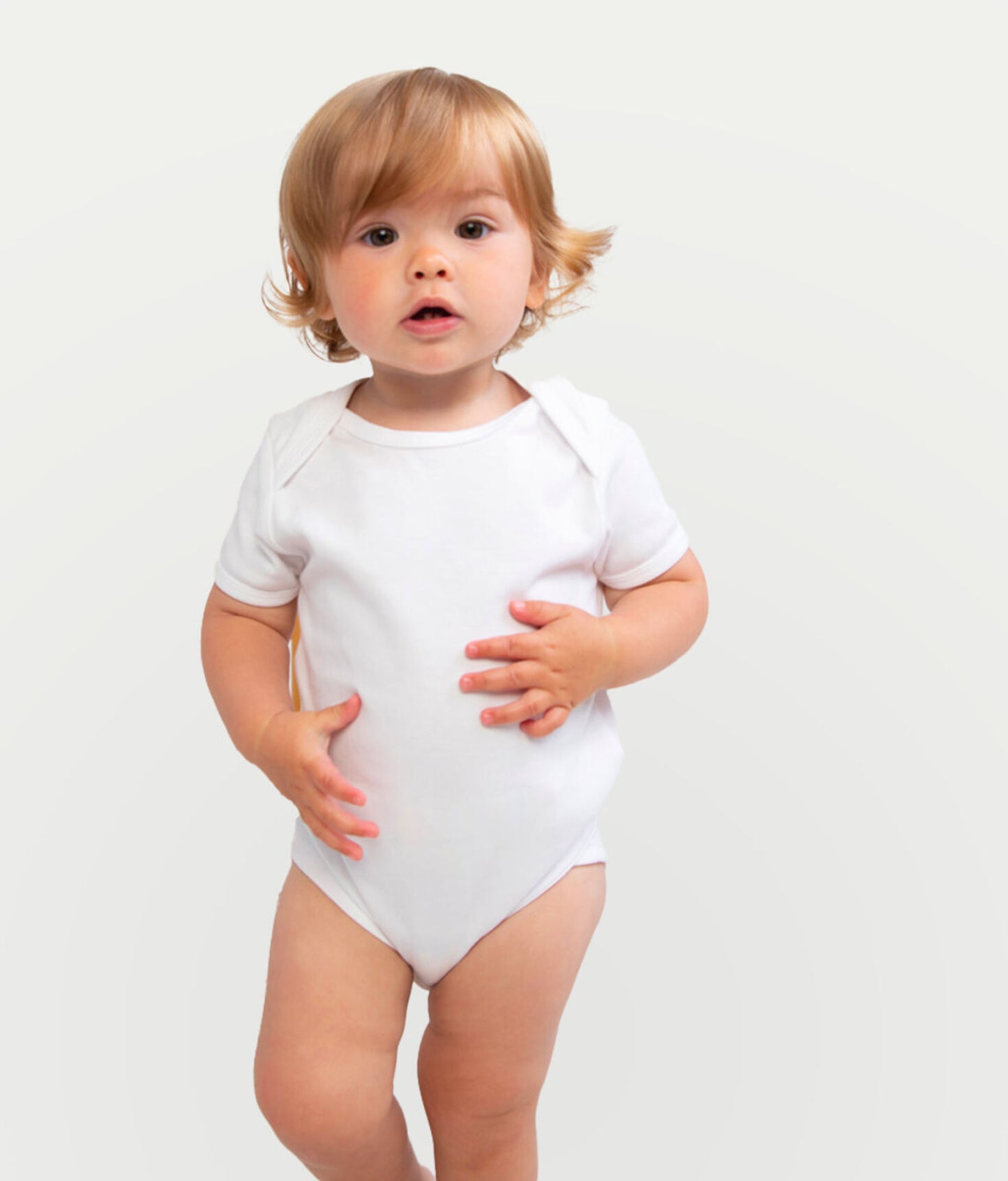 100% Cotton Baby Bodysuit - N con hula hoop (NB-18M)