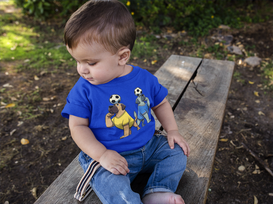 100% Cotton Baby T-Shirt - Due Cani (NB-6Y)